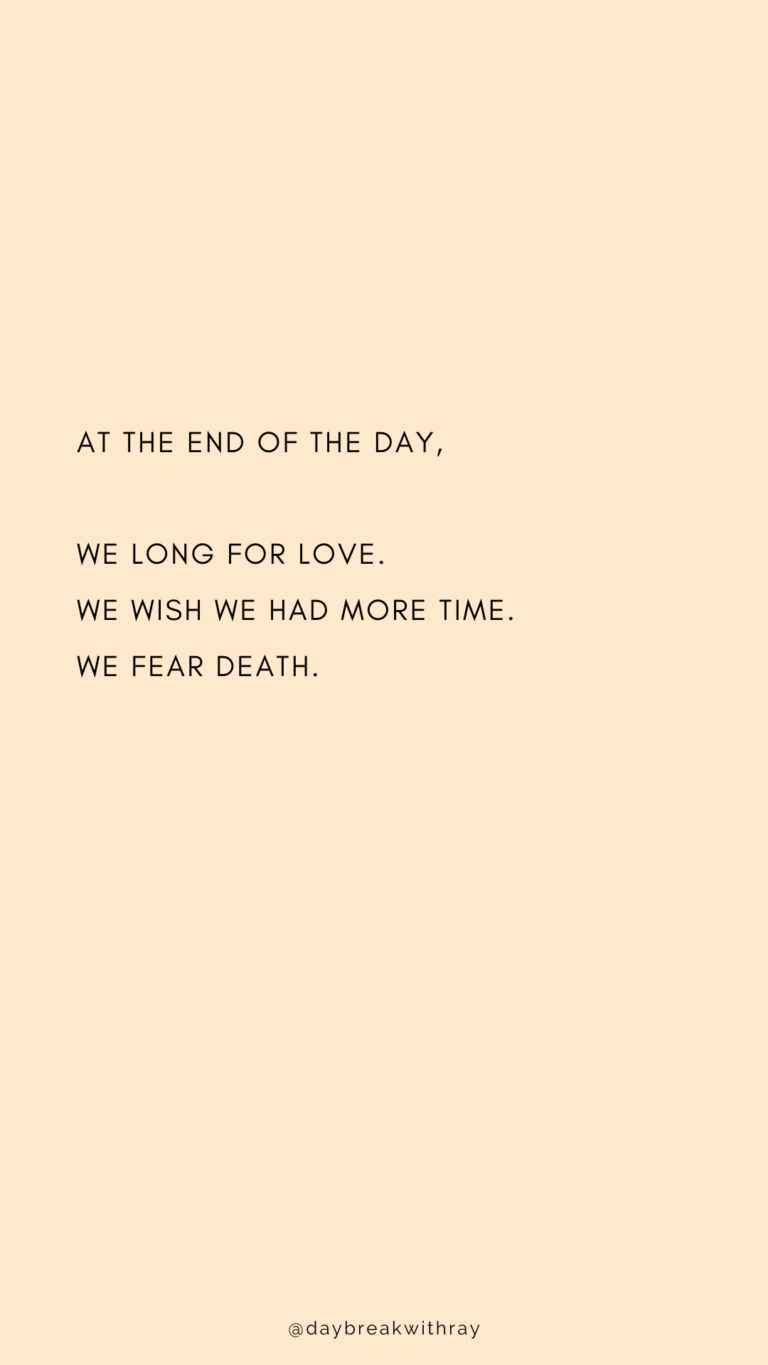Love, Time, and Death