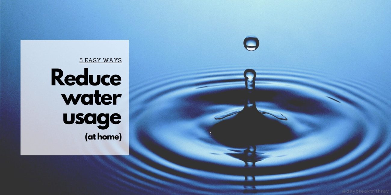 5 Easy Ways To Significantly Reduce Water Usage At Home