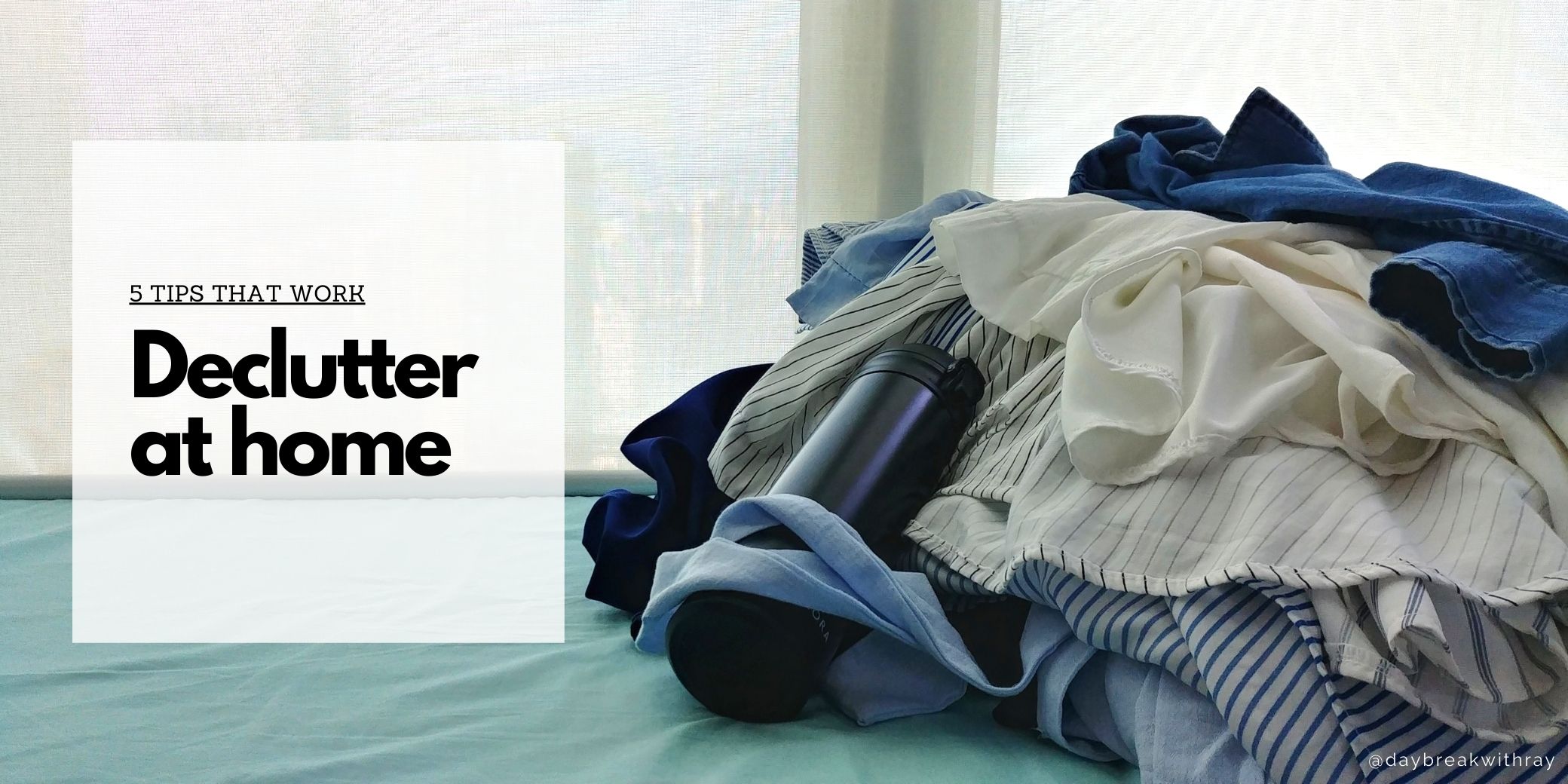 (Featured Image) 5 ways to declutter at home