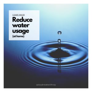 ig reduce water usage