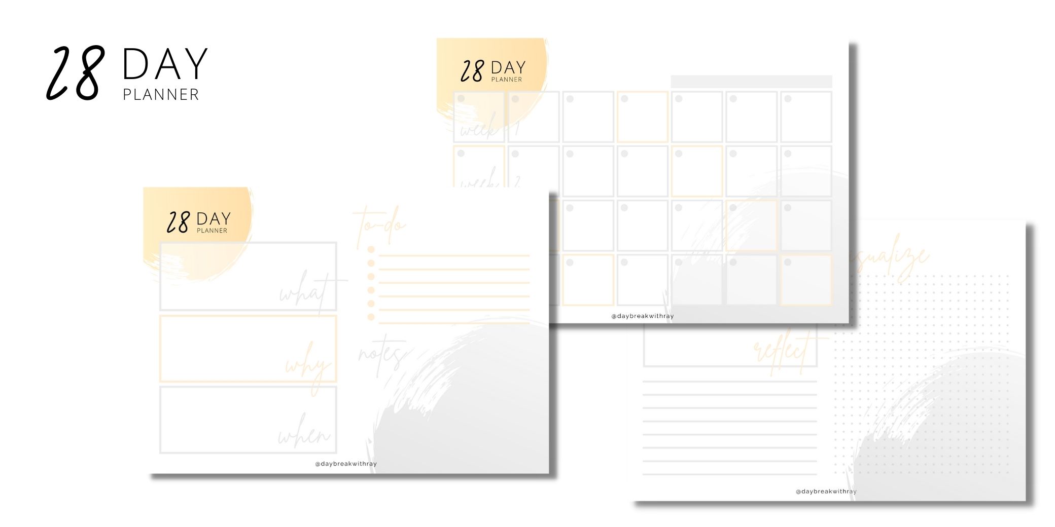(Featured Image) 28-Day Planner