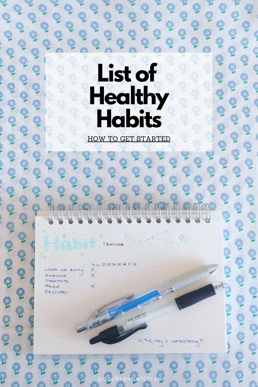List of Healthy Habits and How To Get Started