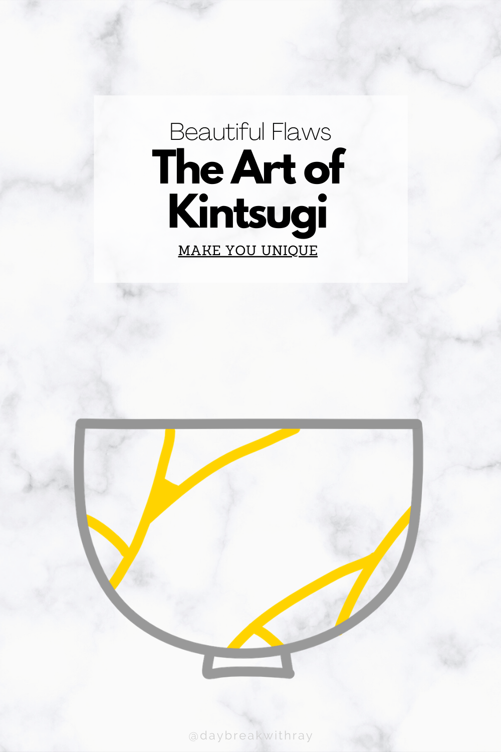 Kintsugi Beautiful Flaws that make you unique
