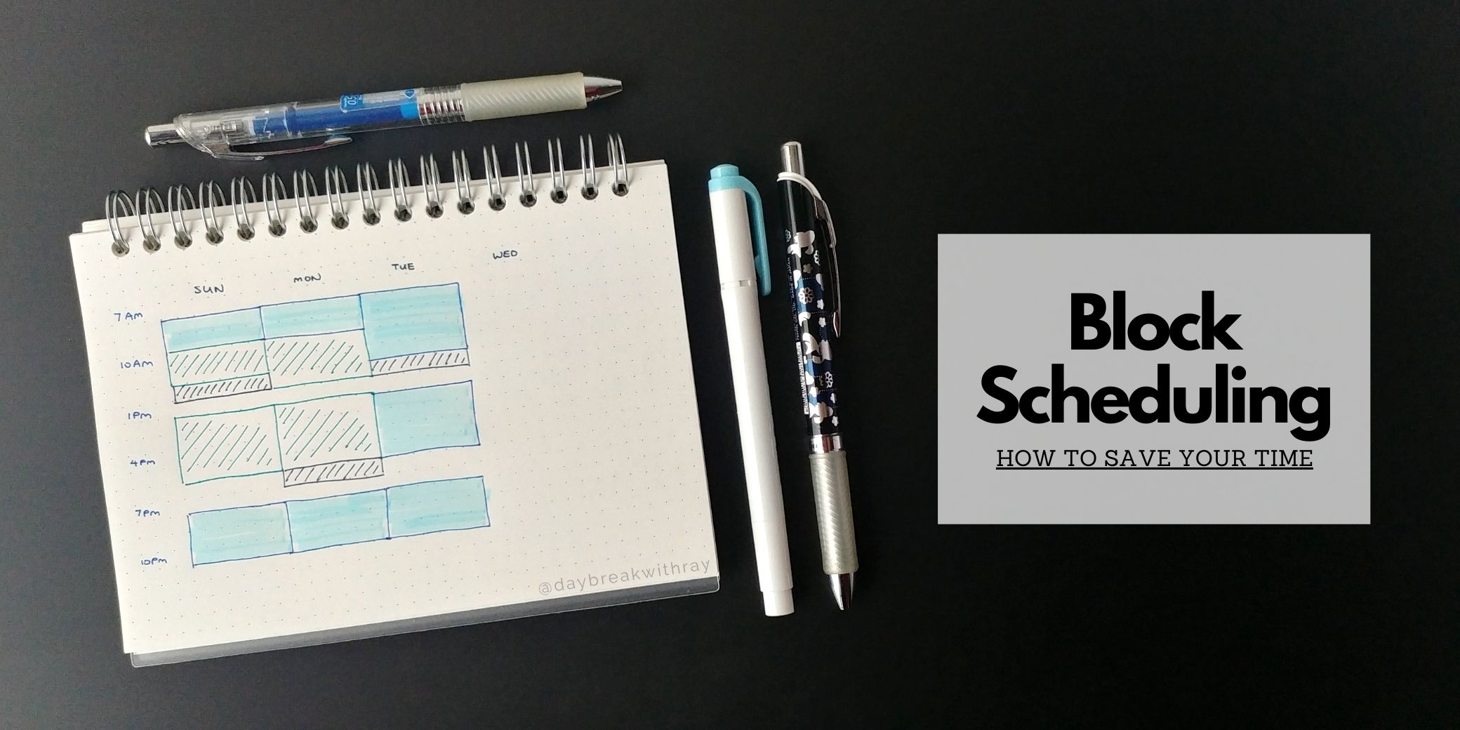 (Featured Image) How to Save Your Time with Block Scheduling
