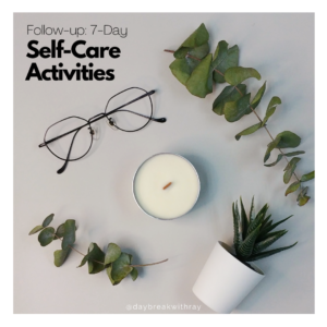Follow-up 7-Day Self-Care Activities