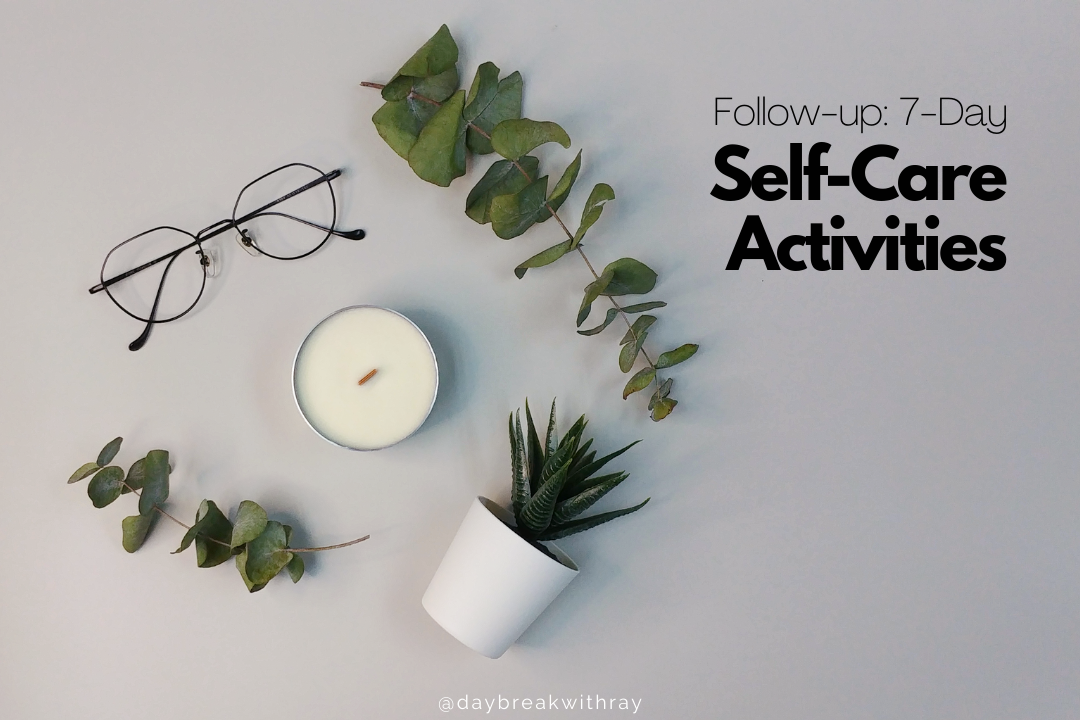 Follow-up: 7-Day Self-Care Activities
