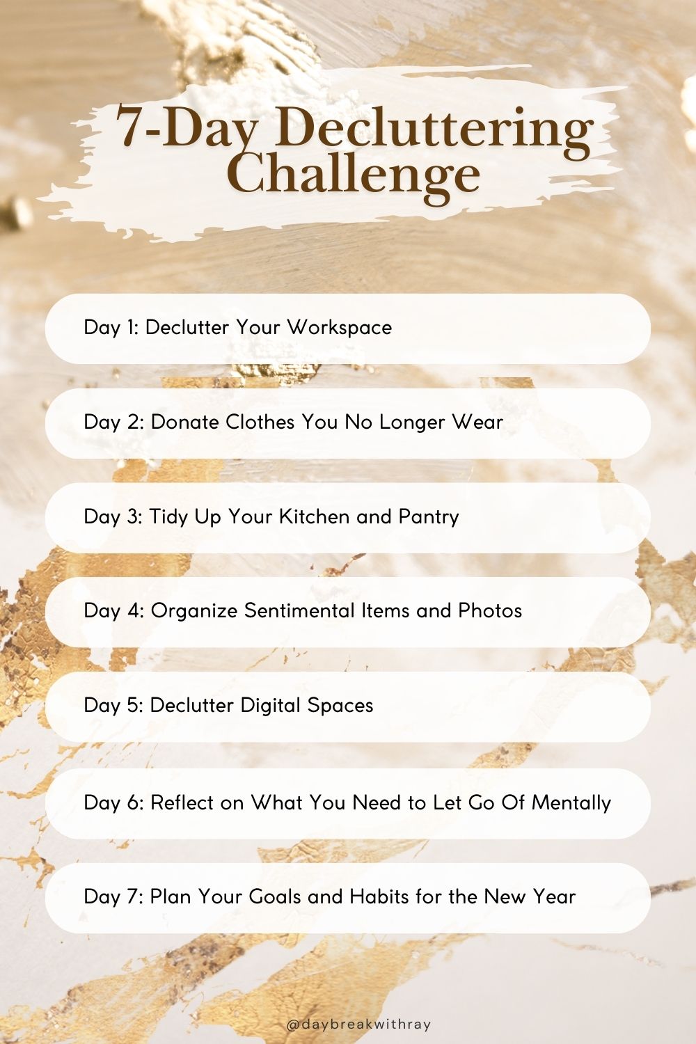 7-Day Decluttering Challenge