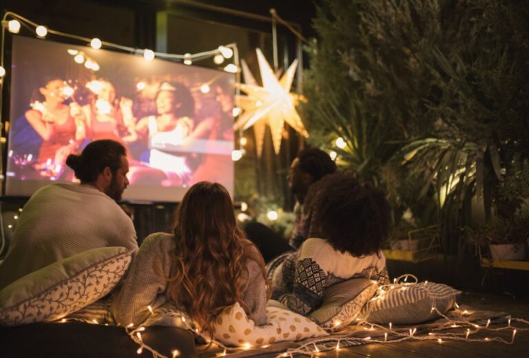 Watch a Christmas Movie Marathon with Hot Cocoa and Snacks